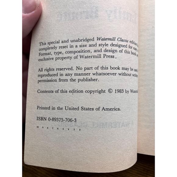 Wuthering Heights by Emily Brontë, 1983 Watermill Classic Paperback - Picture 3 of 4